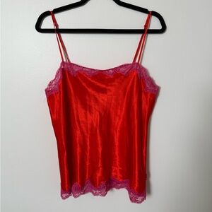 La SENZA Red Fitted Sleeveless Camisole